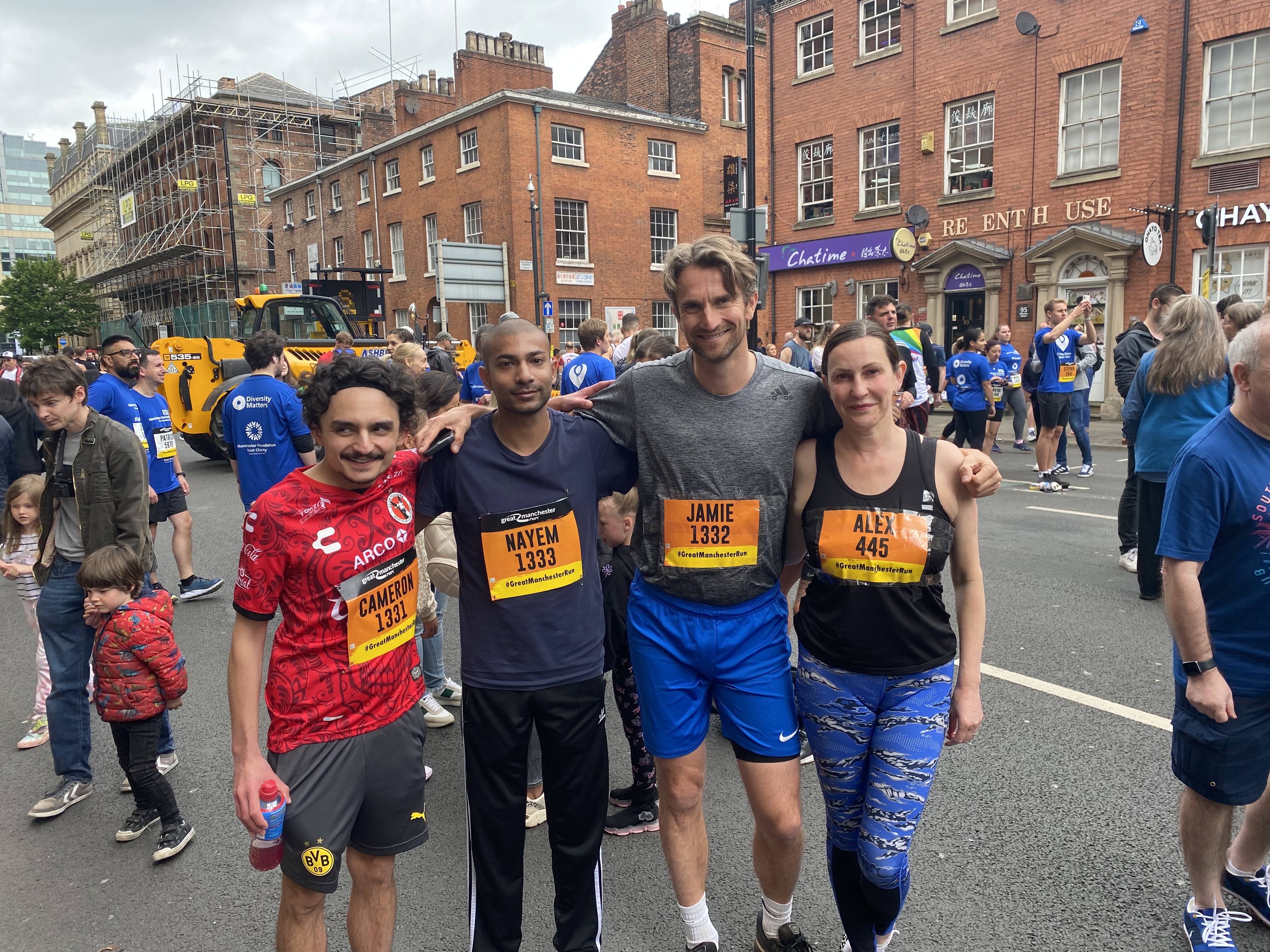 The Frank Team at the Great Manchester Run